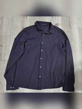 Robert Barakett Men Long Sleeve Button Down Shirt Top Size Medium